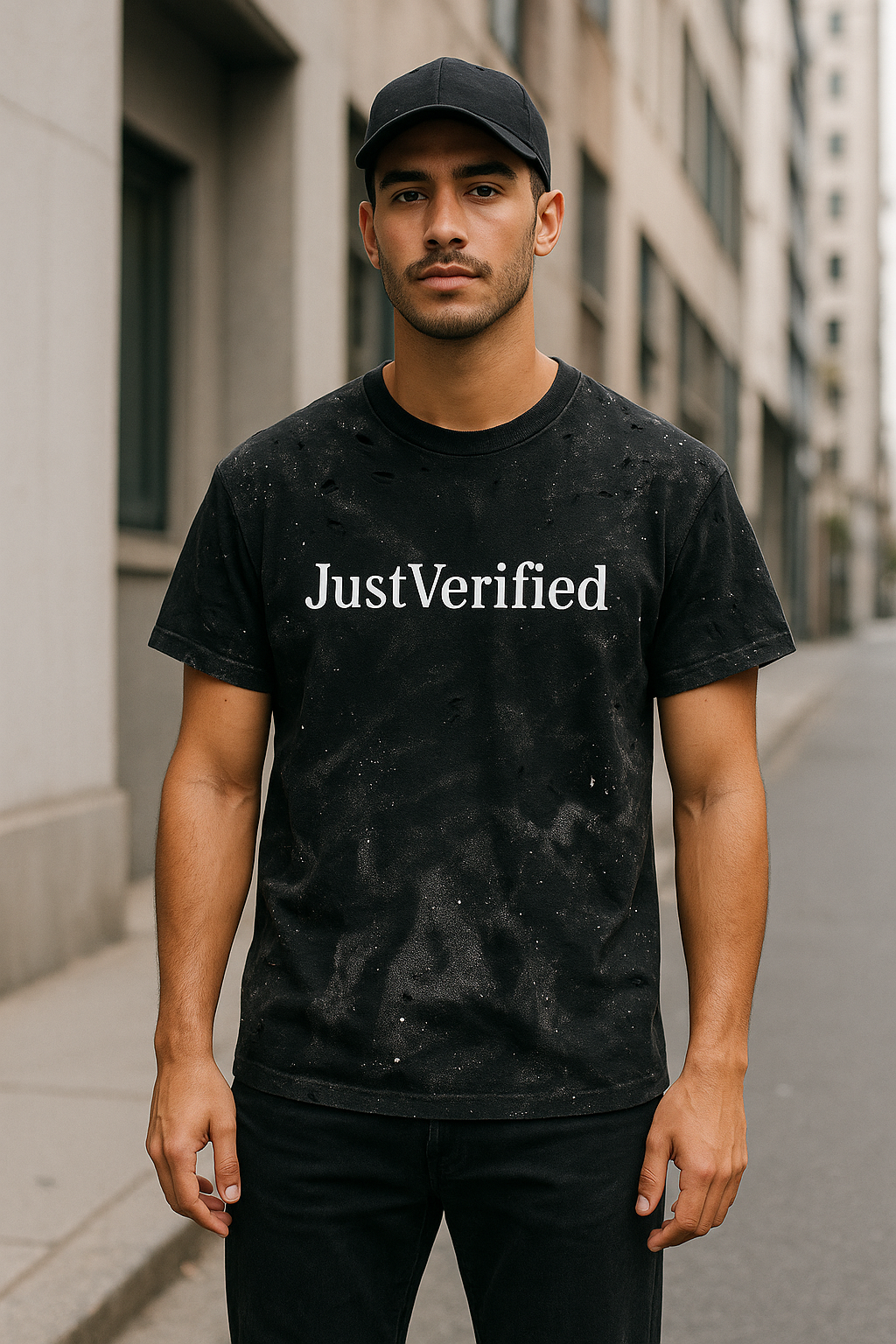 Verified Distressed Tee JustVerified