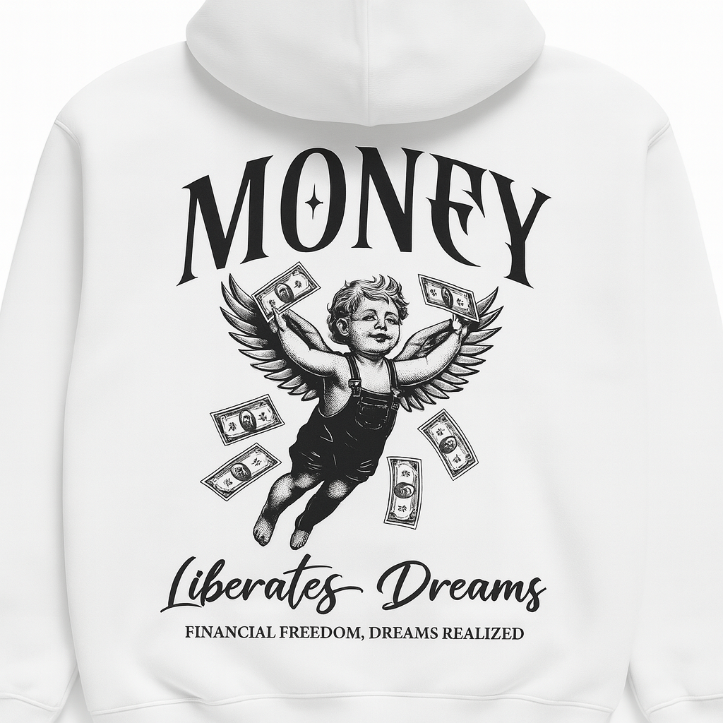 Money Liberates Dreams Hoodie JustVerified